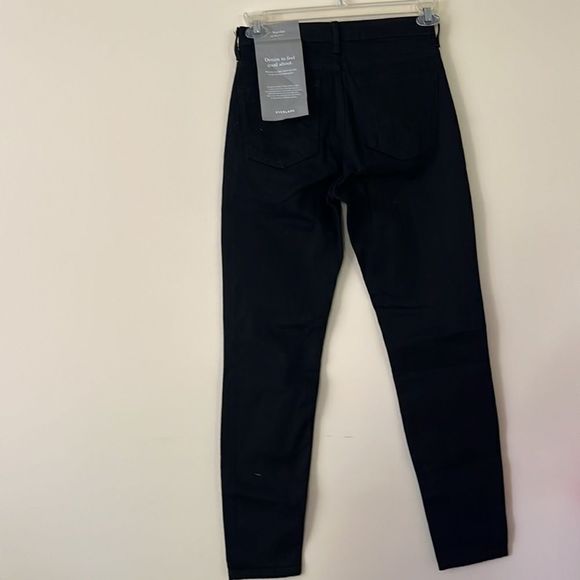 Everlane Women's Black The High-Rise Skinny Jeans NWT Size 27 - Picture 2 of 7